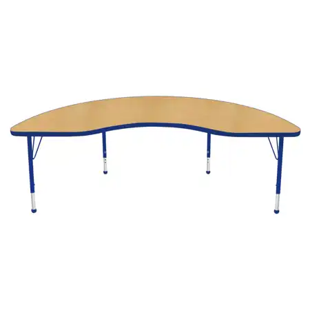Maple Top Activity Blue Trim, Kidney 48" x 72"