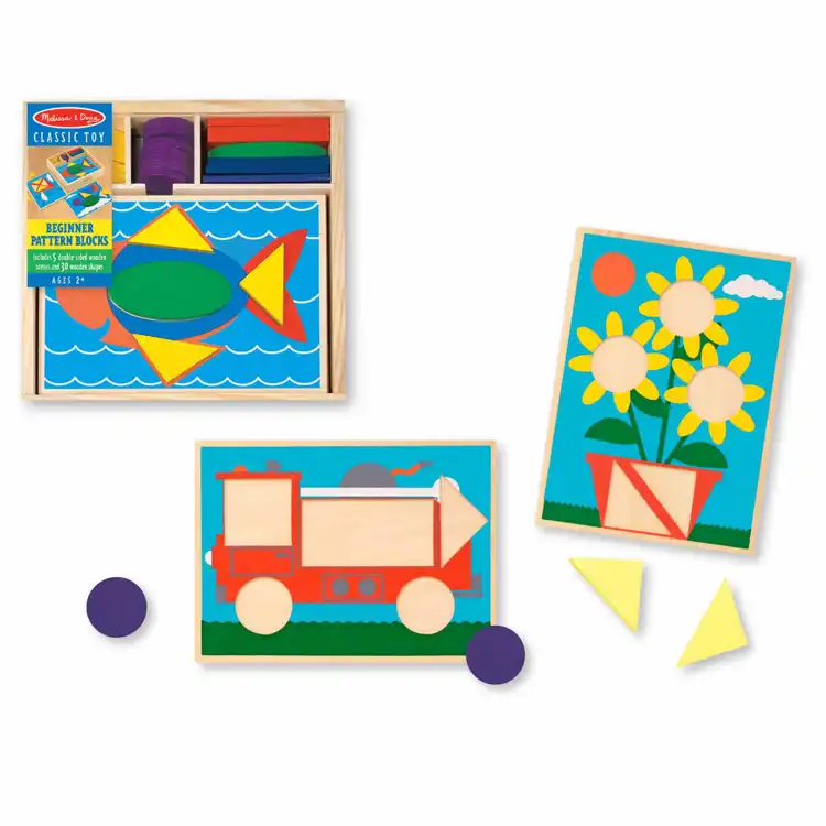 Melissa & Doug® Beginner Pattern Blocks