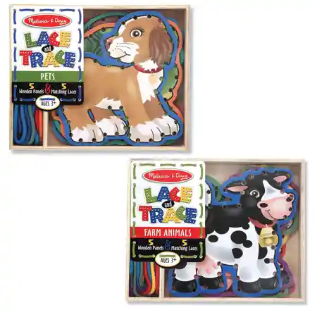 Melissa & Doug® Lace & Trace, Set of 2