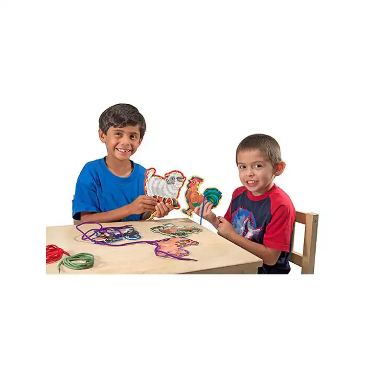 Melissa & Doug® Lace & Trace Sets - Farm Animals
