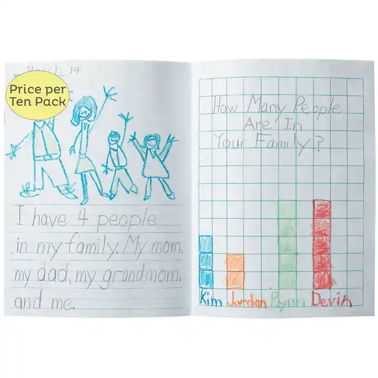 Becker's My Math Journals, 10 Pack