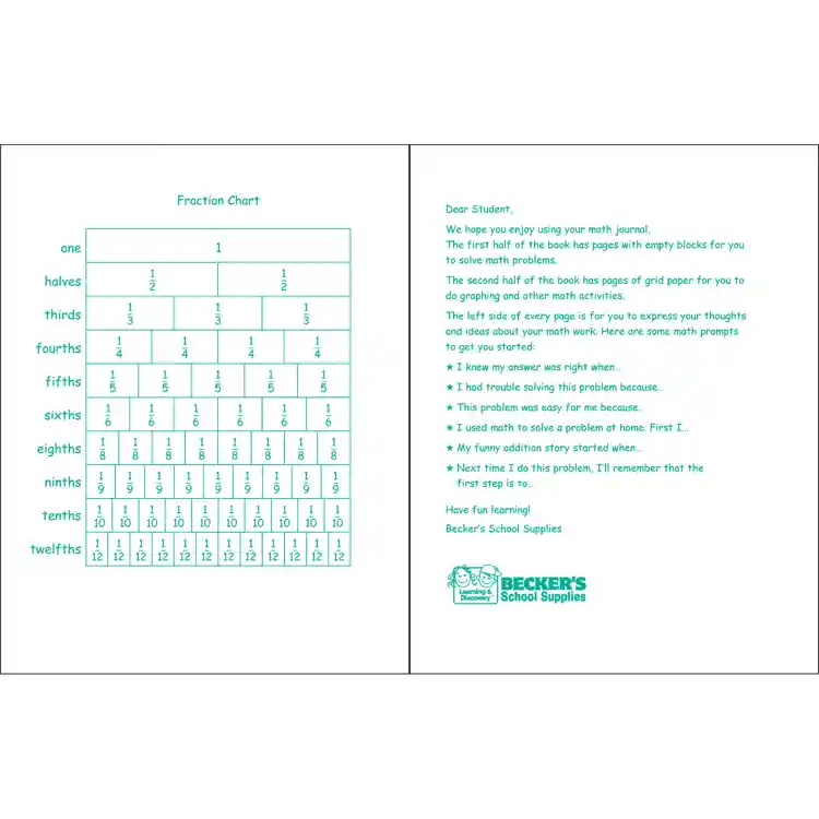 Becker's Math Journals, 10 Pack