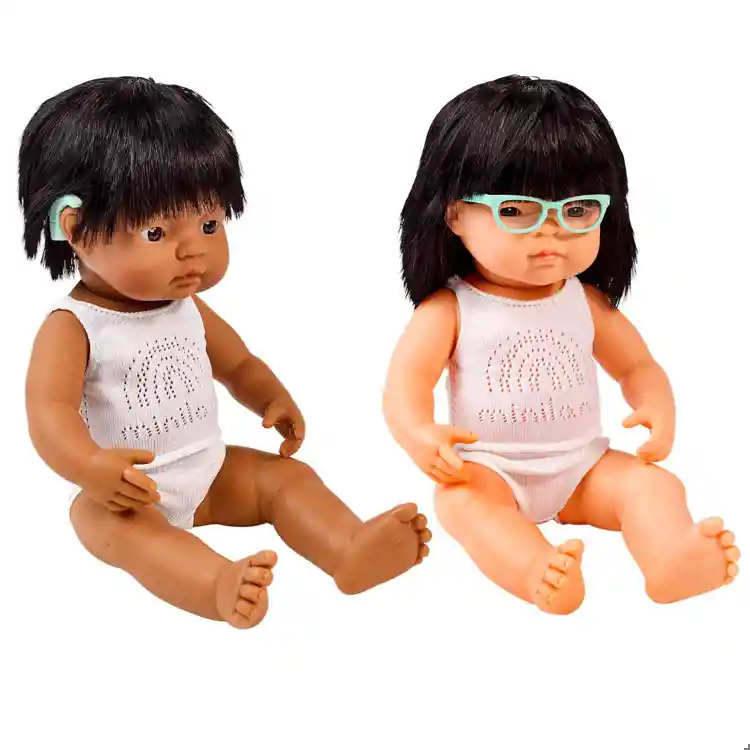 Dolls with Adaptive Aids Set