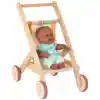 Wooden Doll Stroller