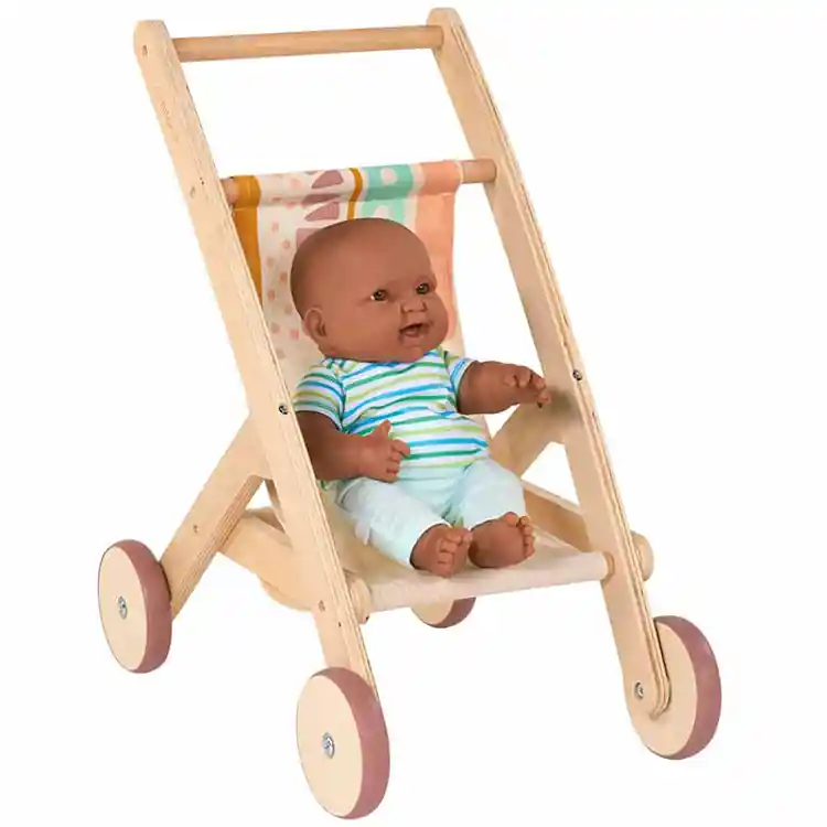 Wooden Doll Stroller