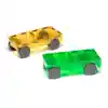 Magna-Tiles® Cars Expansion Set, Green & Yellow