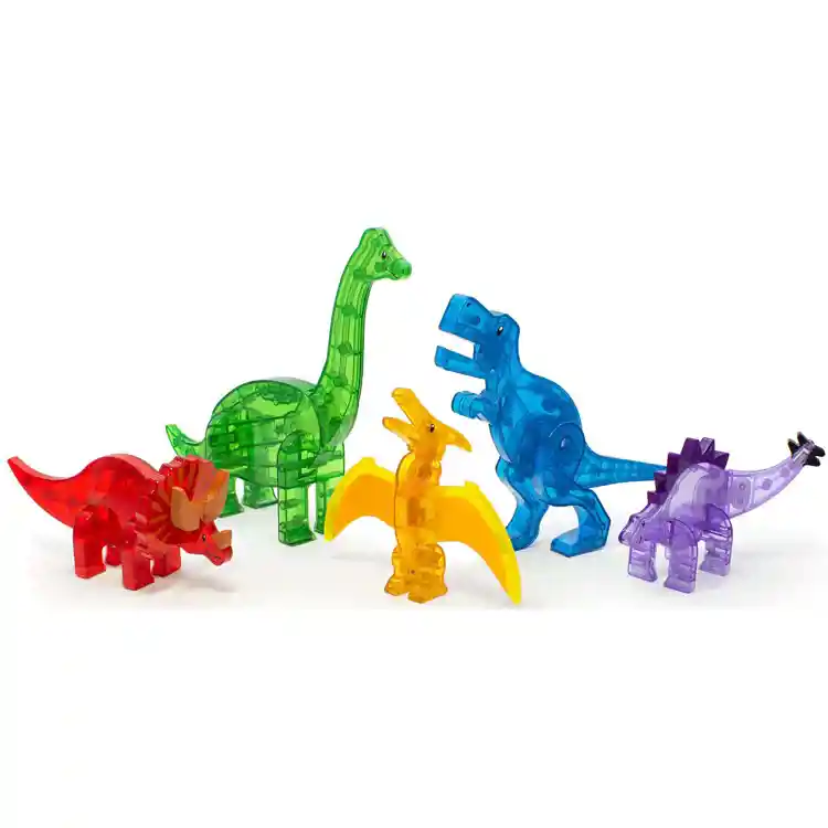 Magna-Tiles® Dinos, 5 Piece Set