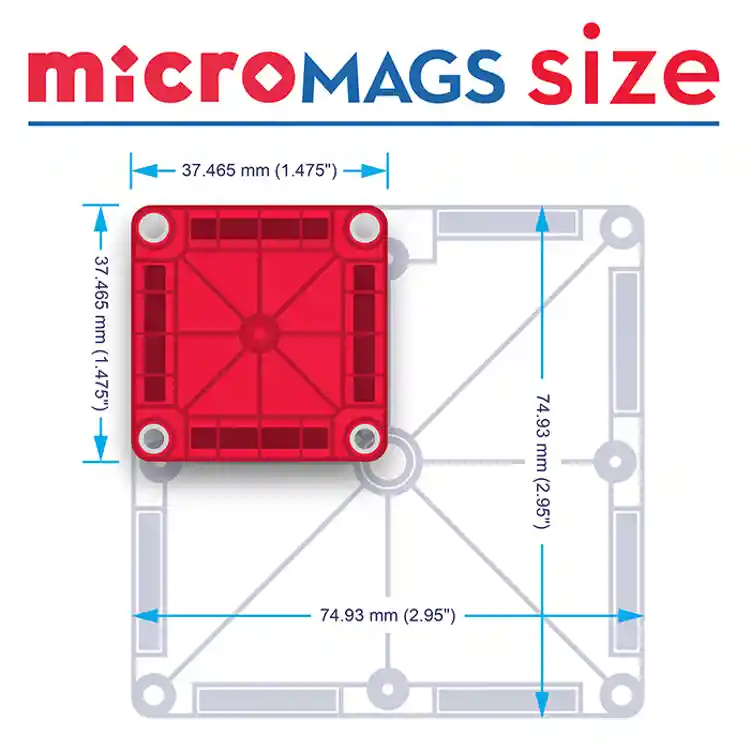 Magna-Tiles® MicroMags Deluxe Set