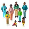 African-American Pretend Play Family