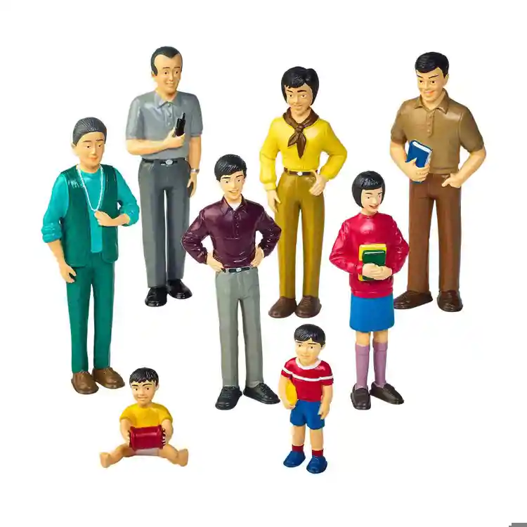 Asian Pretend Play Family