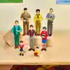 Asian Pretend Play Family