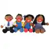 African-American Family Puppets