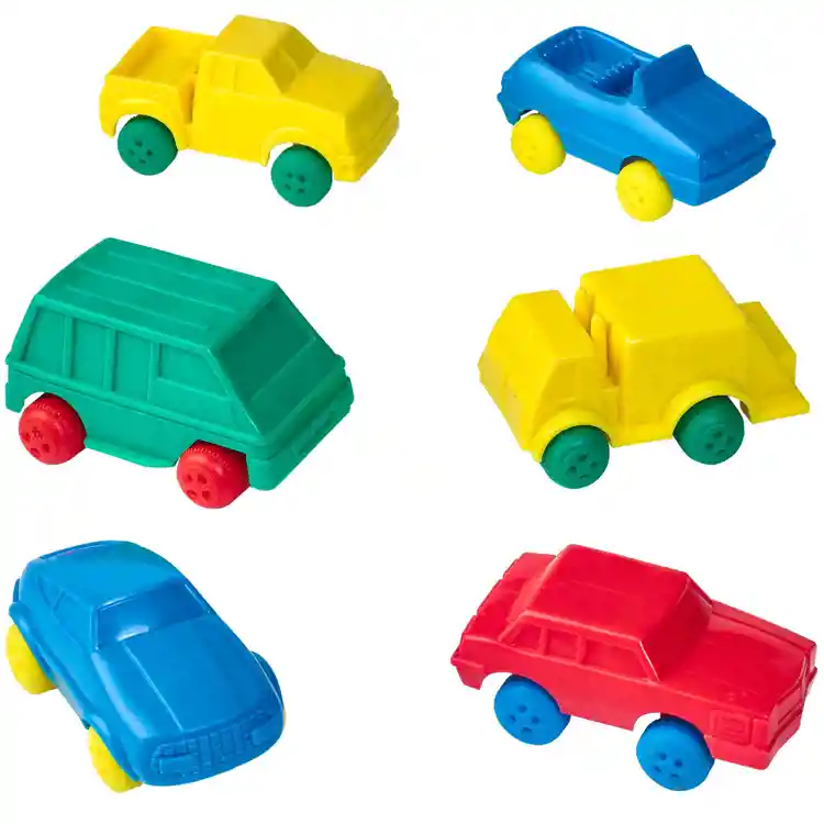 Indestructible Flexible Vehicles, Set of 6