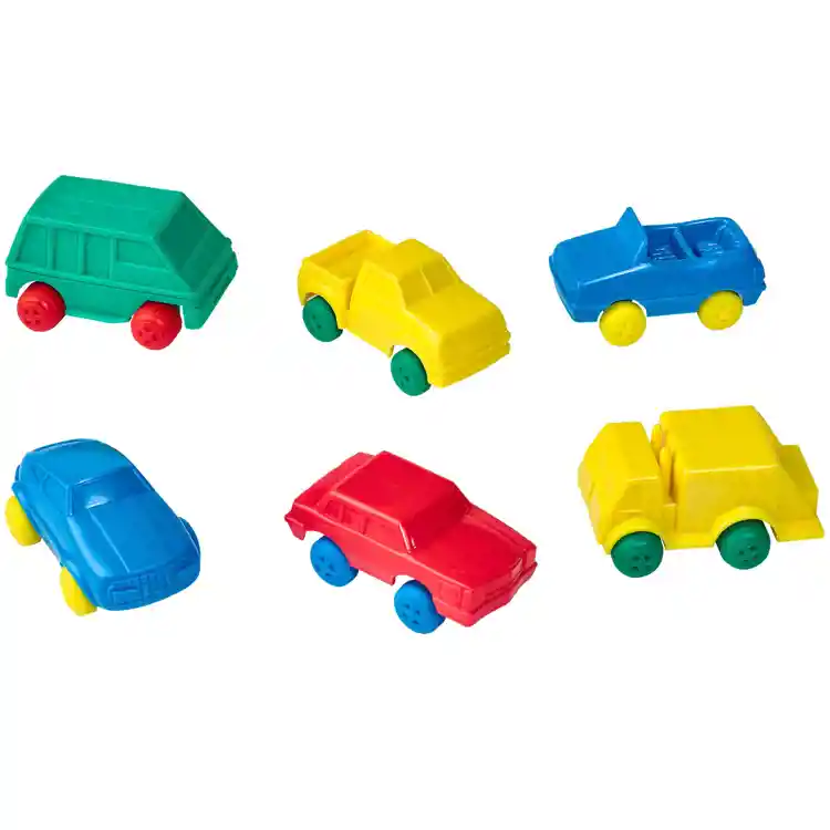 Indestructible Flexible Vehicles, Set of 6