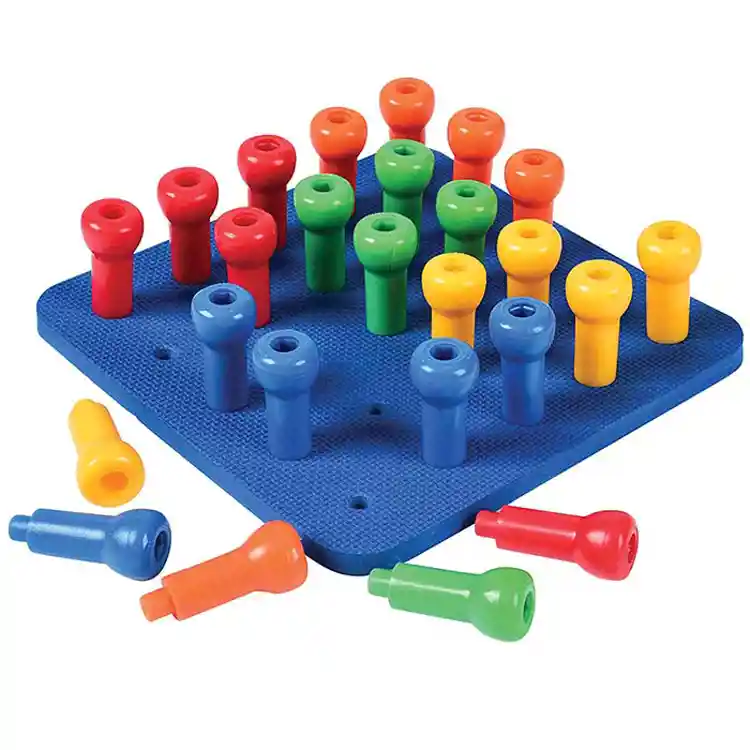 Hold-Tight Pegs & Pegboard Set