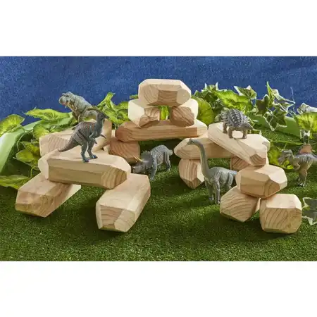 Natural Boulder Blocks Set