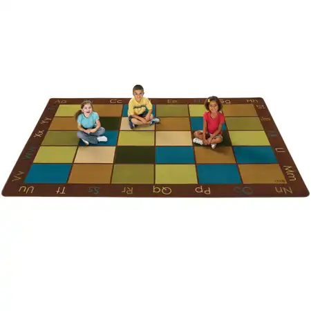 Nature's Colors Seating Classroom Rug