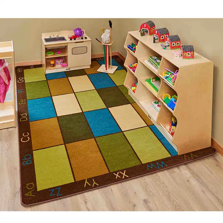 Nature's Colors Seating Classroom Rug