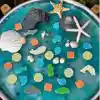 Ocean Play Scenery Stones