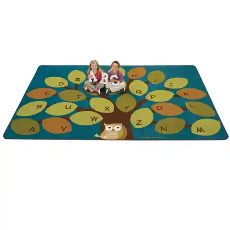 Owl-phabet Tree Classroom Rug