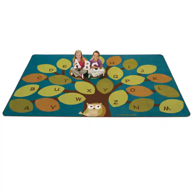 Owl-phabet Tree Classroom Rug