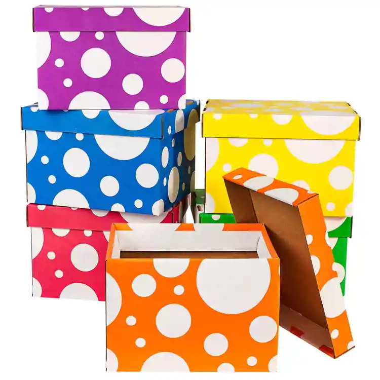 Classroom Keepers® Polka Dot Storage Boxes