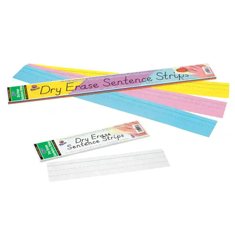 Dry-Erase Sentence and Phrase Strips