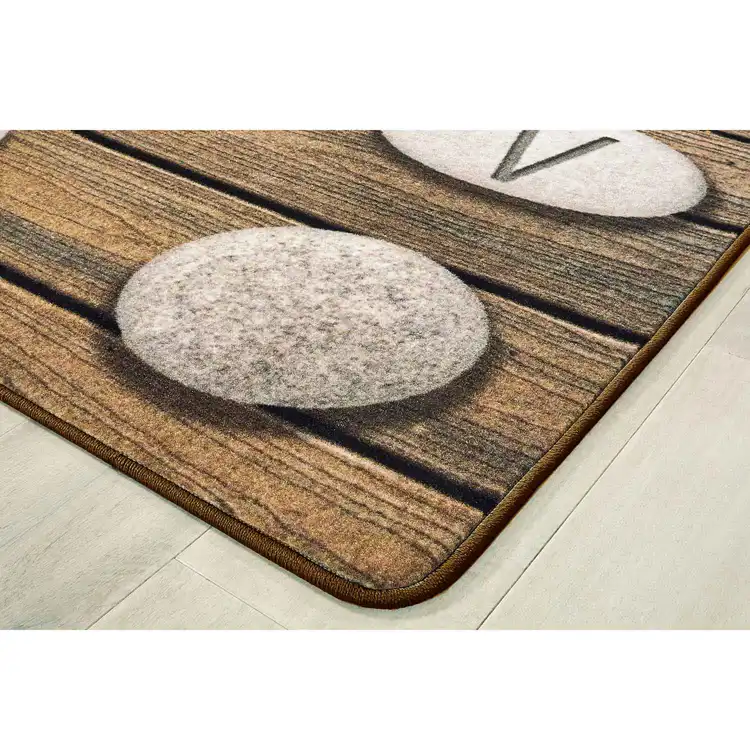 Pixel Perfect™ Alphabet Stones Seating Rug