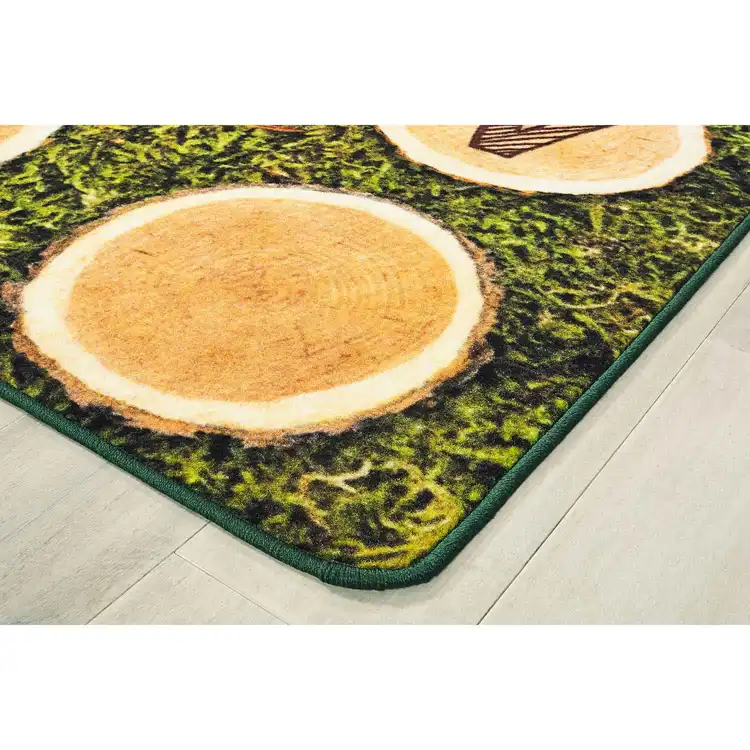 Pixel Perfect™ Alphabet Tree Rounds Seating Rug