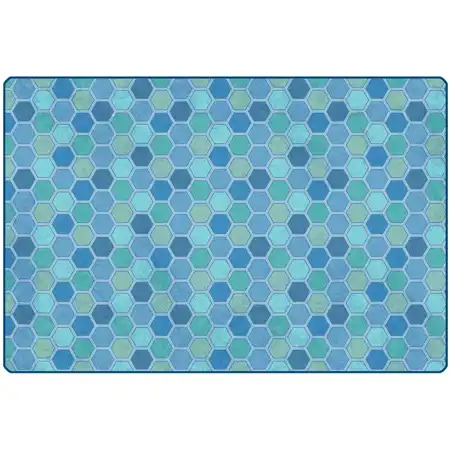 Pixel Perfect™ Honeycomb Pattern Rug