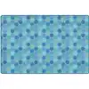 Pixel Perfect™ Honeycomb Pattern Rug, Rectangle 6' x 9'