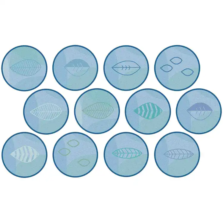 Pixel Perfect™ Peaceful Spaces Leaf Seating Round Kit, Blue