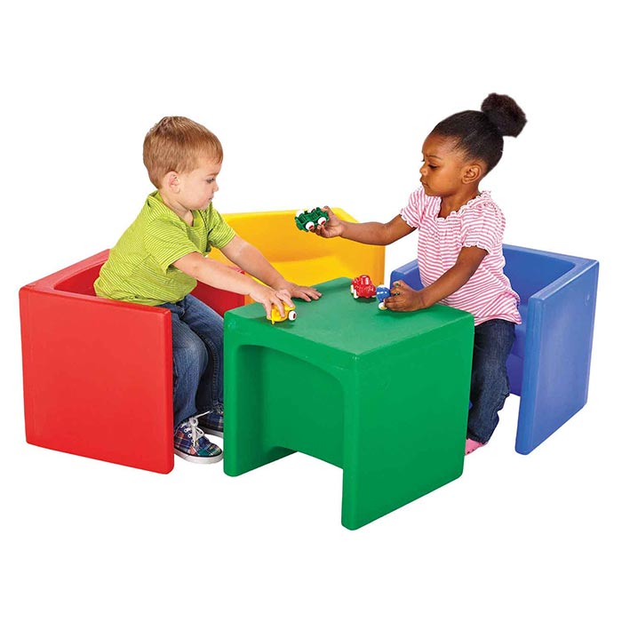 Primary Colors Chair Cubed, Set of 4 | Becker's