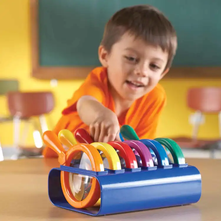 Primary Science Jumbo Magnifiers with Stand