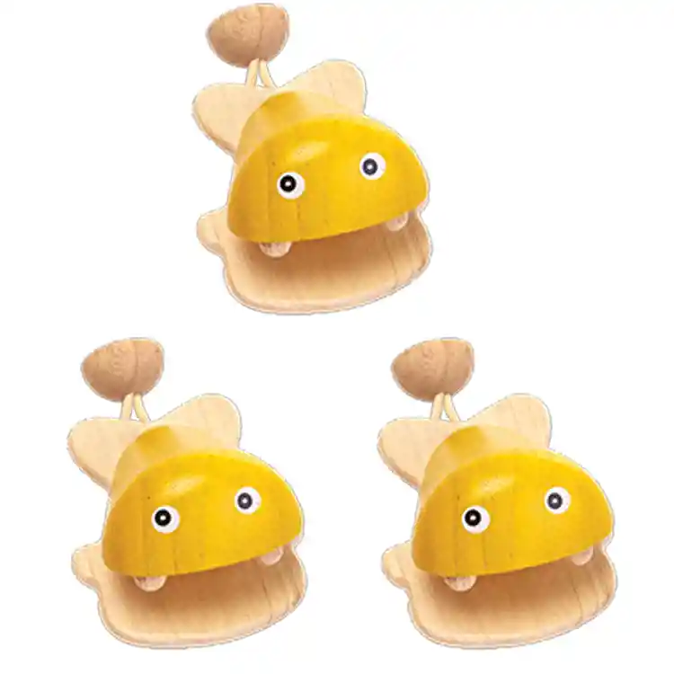 Fish Castanets, Set of 3