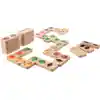 Tactile Domino Game - Fruits and Veggies