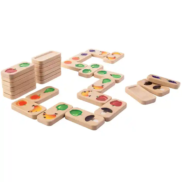 Tactile Domino Game - Fruits and Veggies