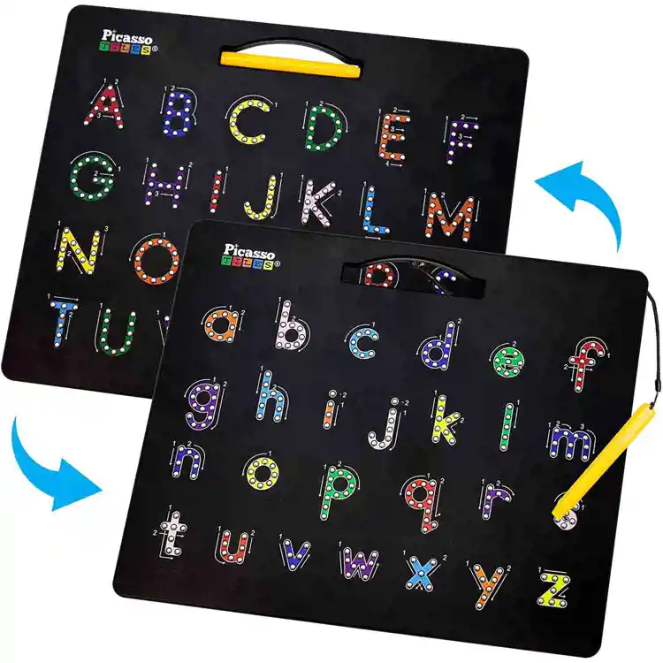 Double-Sided Magnetic Alphabet Board