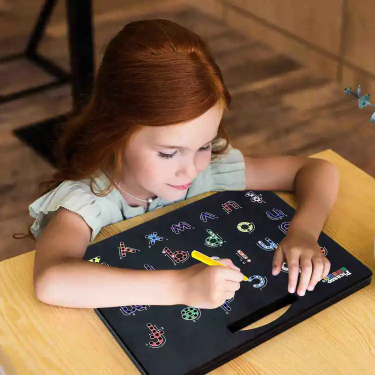 Double-Sided Magnetic Alphabet Board