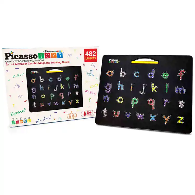 Double-Sided Magnetic Alphabet Board