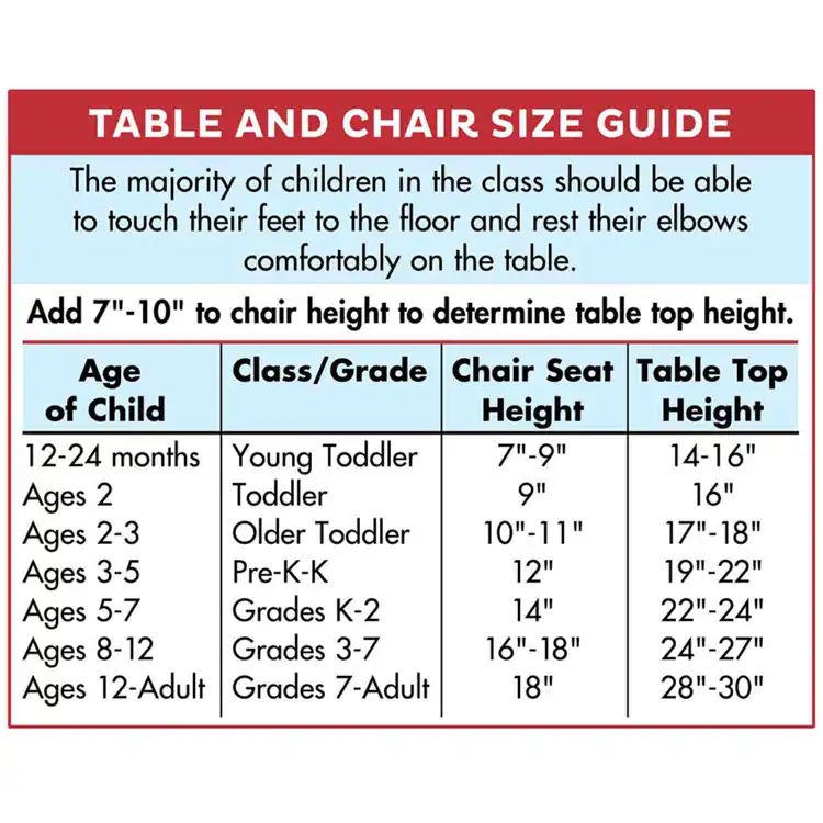 Rainbow Accents® KYDZ® Maple Top Activity Tables