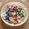 Rainbow Felt Bowls and Balls