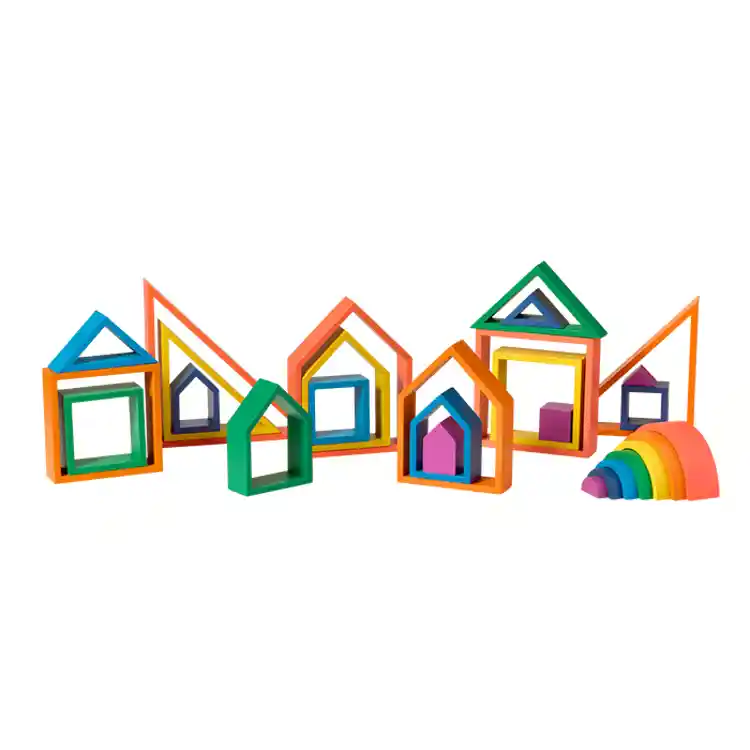 Rainbow Nesting Shapes Set