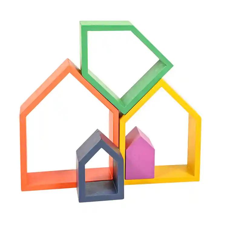 Rainbow Nesting Shapes Set