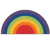 Rainbow Rows Classroom Rug