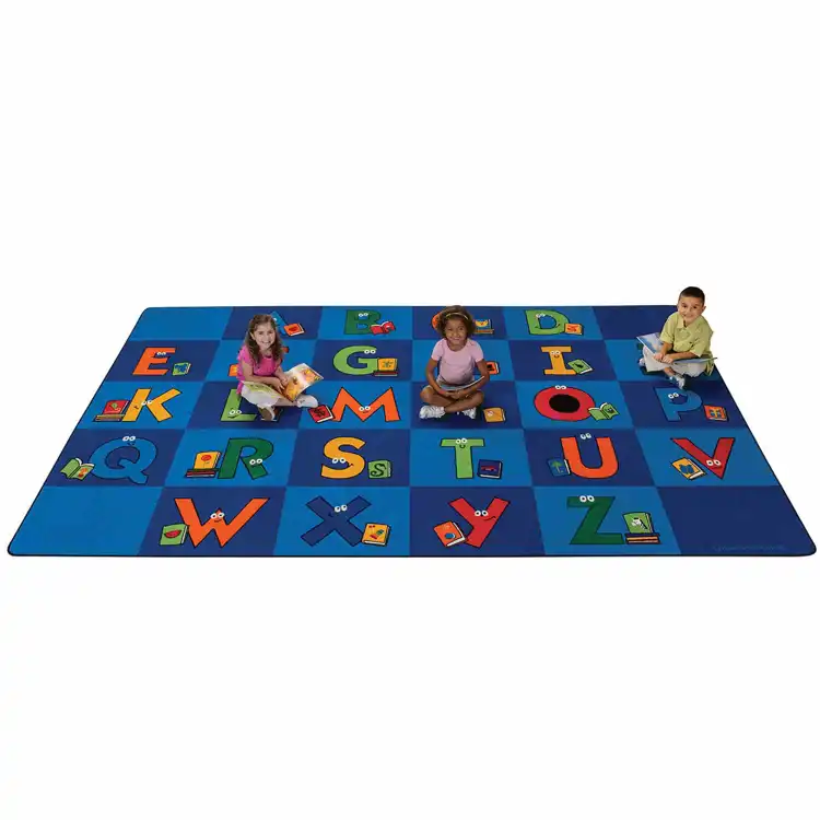 Reading Letters Library Classroom Rug