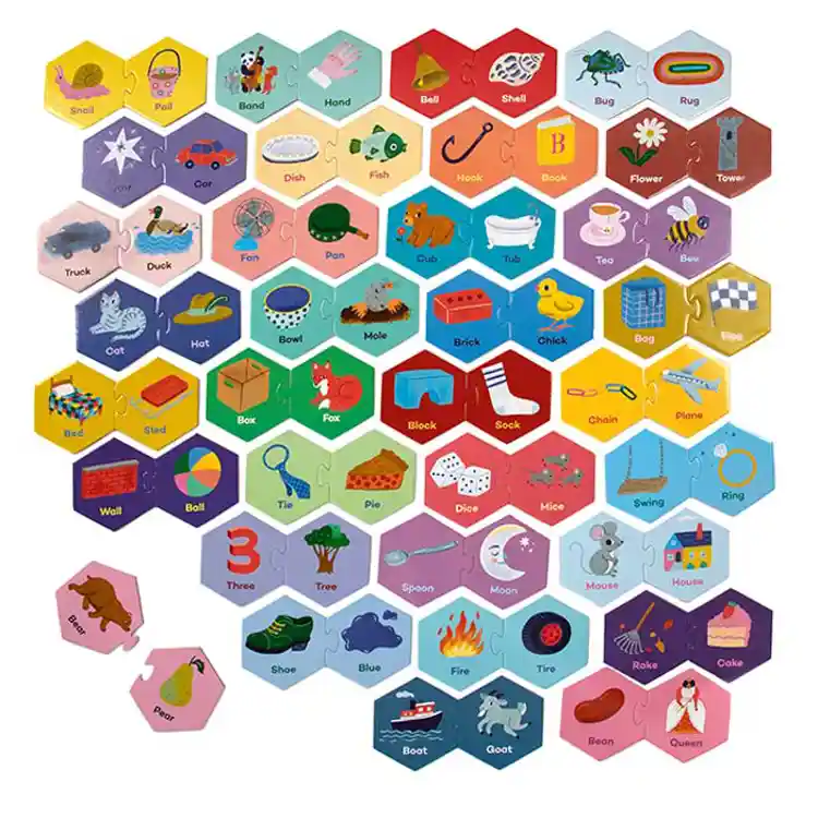 Rhyming Words Puzzle Pairs