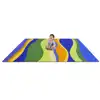 Riding Waves Classroom Rug, Rectangle 5'4" x 7'8"