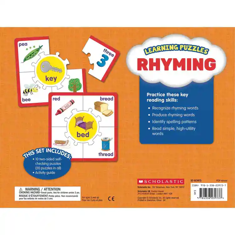 Learning Puzzles: Rhyming