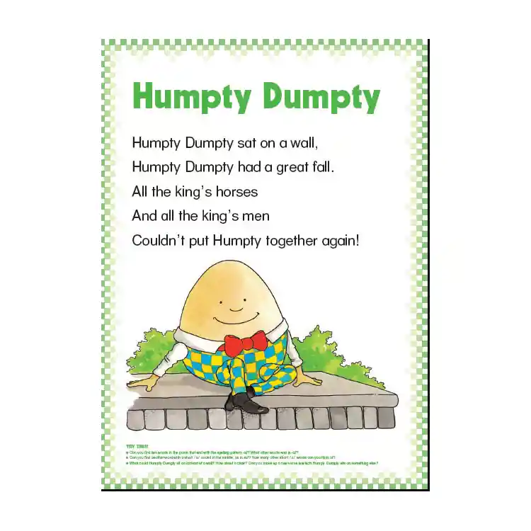 Nursery Rhyme Flip Chart